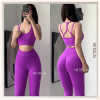 Set tập yoga, tập gym nữ áo bra, quần legging dài HERSIGN-SET178A