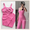 HERSIGN Set đồ jumpsuit tập yoga, gym nữ khoét lưng SET175