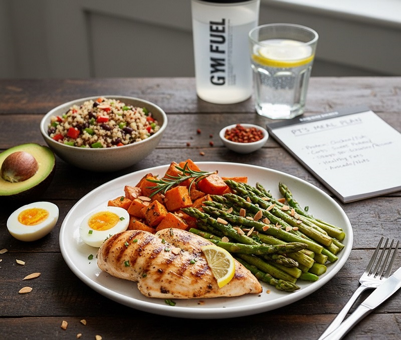 PT sẽ tư vấn dinh dưỡng và thói quen sinh hoạt