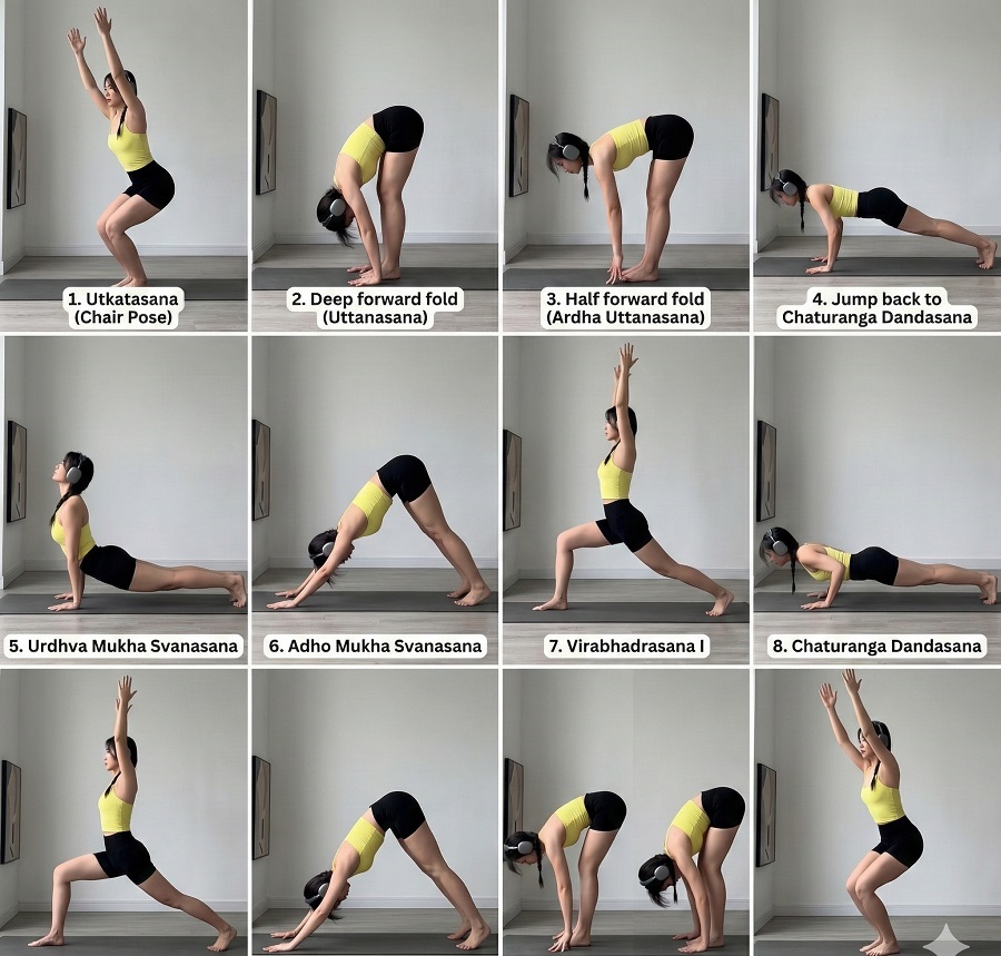 bài tập trong chuỗi Primary Series cho người mới