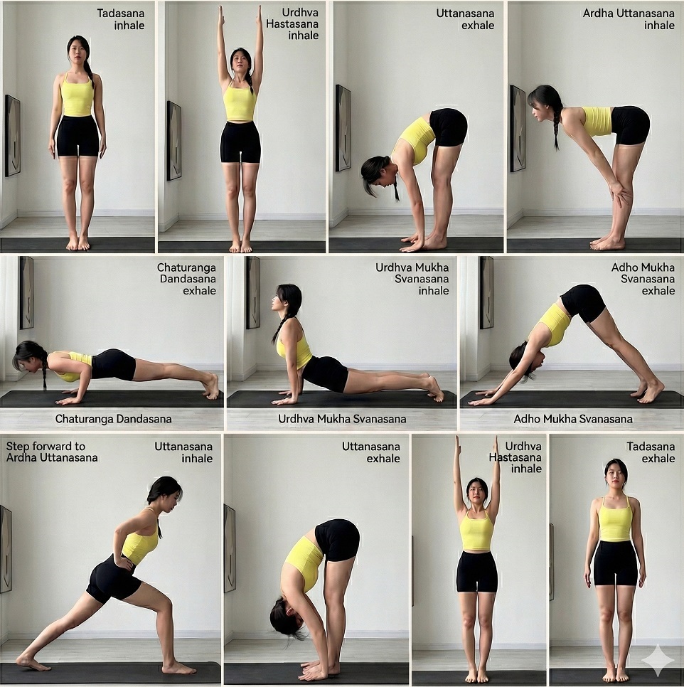 bài tập trong chuỗi Primary Series cho người mới