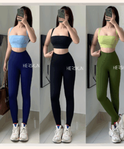 HERSIGN Bộ đồ tập gym nữ SMIX13L32A [BST CORELYNE]