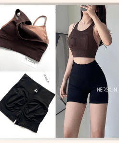 Bộ đồ tập gym yoga nữ ngắn HERSIGN-SMIXBS125N12