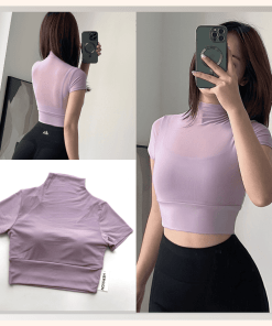 Áo Croptop tập gym yoga nữ  HERSIGN-CROP19