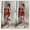 Set đồ tập gym nữ hot trend Set đồ yoga nữ áo bra dây mảnh quần đùi  HERSIGN-SET153 BST HERSIGN BEST SELLER