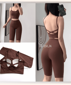 Bộ đồ tập yoga gym nữ HERSIGN-SET155