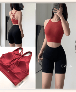 Bộ đồ tập gym yoga chạy bộ đạp xe nữ ngắn HERSIGN-SMIXB21NS116A