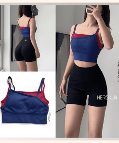 Bộ đồ tập gym yoga nữ chạy bộ tập pickleball tennis HERSIGN-SMIXB37N12