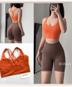 Đồ tập gym nữ Áo bra quần ngố HERSIGN-SMIXB34N20A