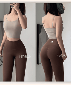 Set đồ tập gym yoga nữ áo hai dây quần legging dài HERSIGN-SMIX11L28