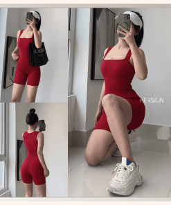 Set đồ tập gym yoga nữ liền thân Set jumpsuit tập pickleball HERSIGN-SET161