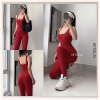 Set jumpsuit tập gym yoga nữ Cổ chữ U HERSIGN-SET173-MUT4