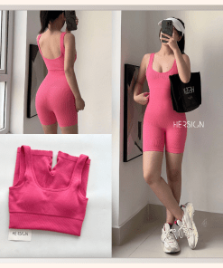 Set đồ tập gym nữ Jumpsuit tập yoga nữ HERSIGN-SET176-MUT4