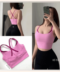 Áo bra tập gym nữ Áo thể thao nữ tập yoga phối màu HERSIGN-BRA46