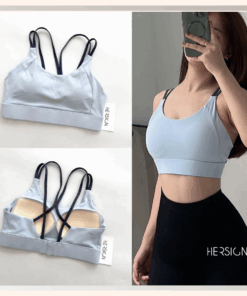 Áo bra tập yoga nữ Áo tập gym nữ dây mảnh phối màu HERSIGN-BRA45