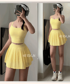 HERSIGN Set váy pickleball nữ SMIXB33V09A