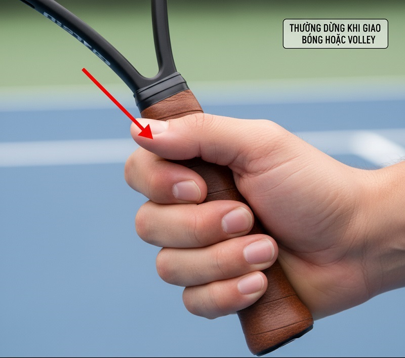 Cách cầm vợt Tennis