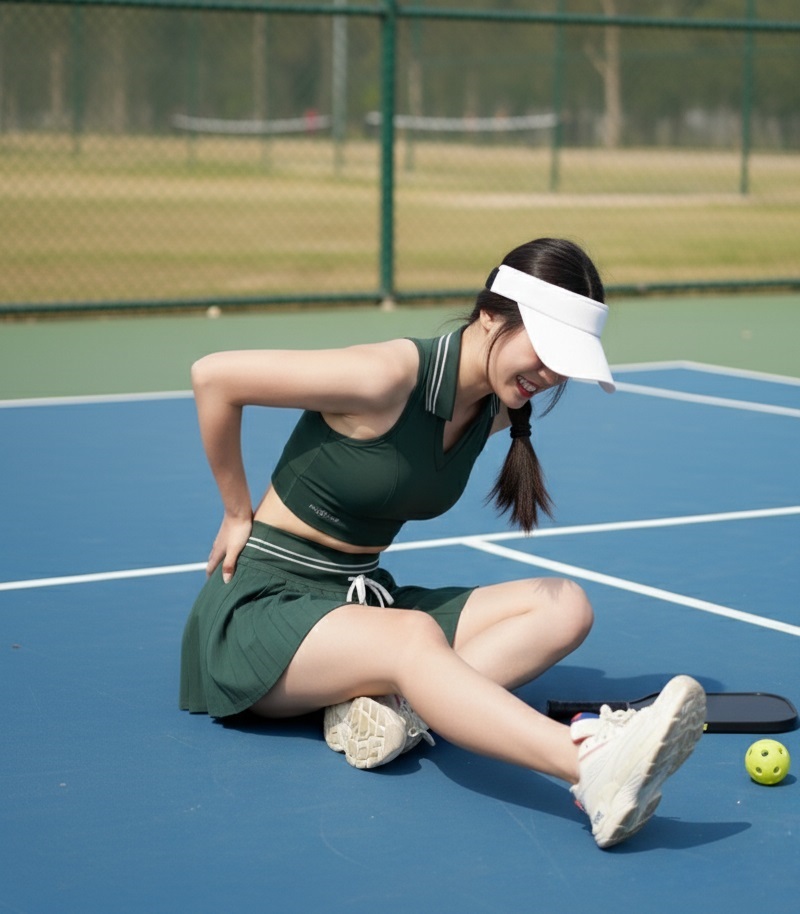 Dấu hiệu nhận biết bị đang bị chấn thương lưng khi chơi Pickleball