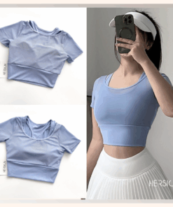 HERSIGN Áo croptop tập gym nữ CROP32