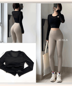 HERSIGN Set đồ tập yoga nữ SMIXC30L20A