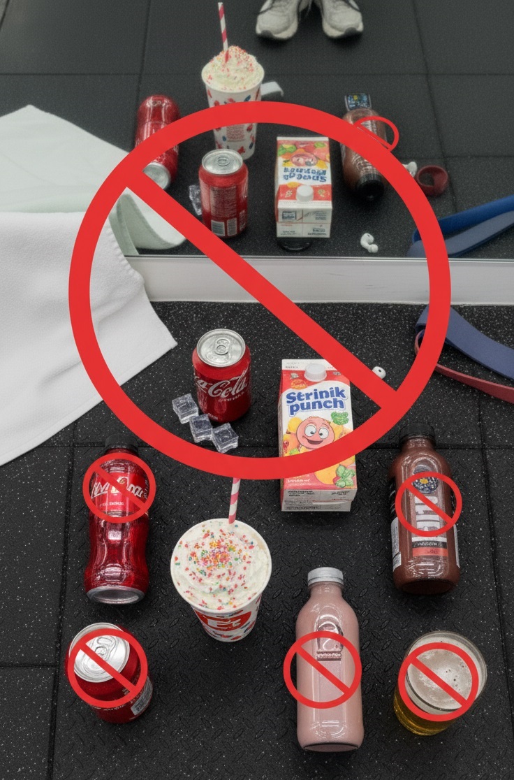 Người tập Gym không nên uống các loại nước nào?