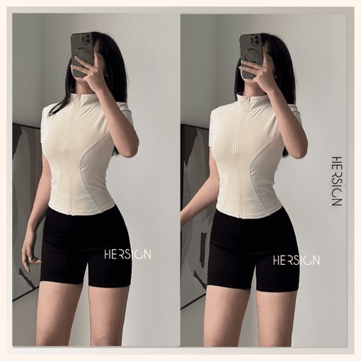 Set áo ngắn tay + quần đùi/chân váy