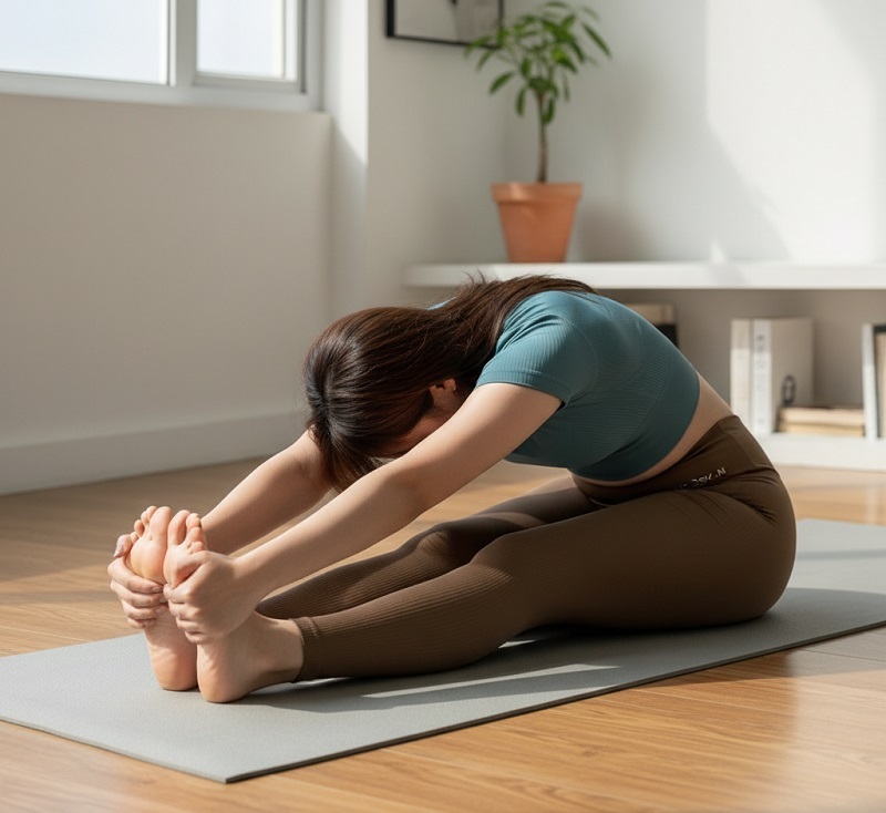 Tư thế Ngồi gập người - (Paschimottanasana)