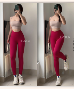 HERSIGN Bộ đồ tập gym nữ Đồ tập yoga Áo bra quần legging SMIX13L32A BST HERSIGN CORELYNE