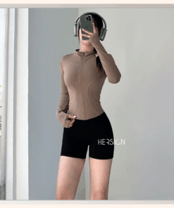 HERSIGN Bộ quần áo thể thao chạy bộ nữ SMIXA26N12B - HERSIGN Open Air