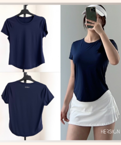HERSIGN Áo thể thao nữ ngắn tay AO35 BST HERSIGN Graced Motion