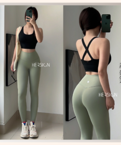 HERSIGN Set đồ tập gym nữ Bộ đồ tập thể thao yoga nữ dài  Áo bra quần legging SMIX12L39A BST HERSIGN CORELYNE