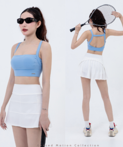 HERSIGN Set váy tennis, pickleball nữ Đồ thể thao nữ chơi cầu lông SMIX13V05C BST HERSIGN GRACED MOTION