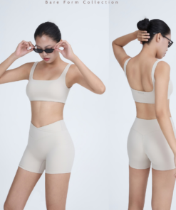 HERSIGN Set tập yoga cao cấp nữ ngắn Bộ đồ tập gym nữ mùa hè SET207 BST HERSIGN Bare Form